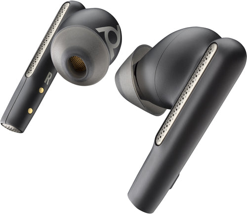 POLY Voyager Free 60/60+ Microsoft Teams Certified Black Earbuds (2 Pieces)