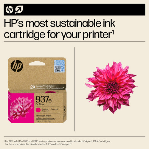 HP 937e EvoMore Magenta Original Ink Cartridge