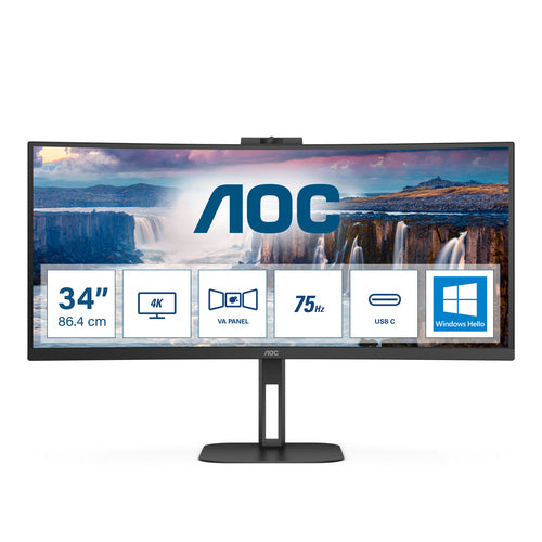 AOC V5 CU34V5CW LED display 86.4 cm (34