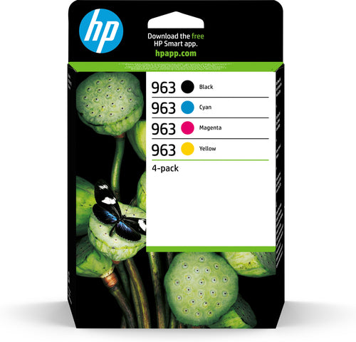 HP 963 4-pack Black/Cyan/Magenta/Yellow Original Ink Cartridges