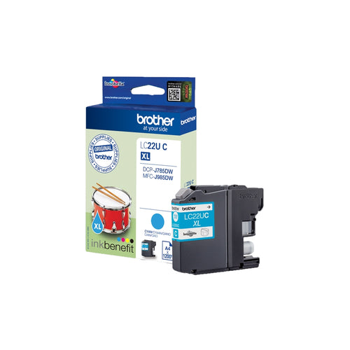 Brother LC-22UC ink cartridge Original High (XL) Yield Cyan