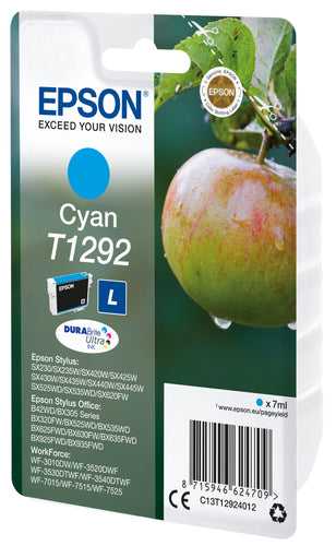 Epson Singlepack Cyan T1292 DURABrite Ultra Ink