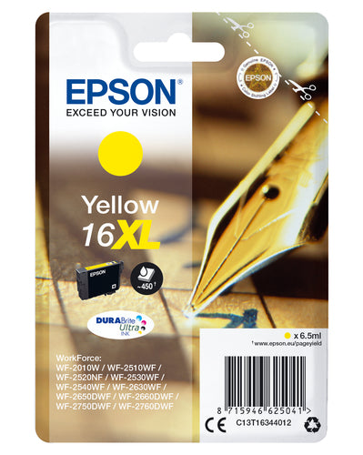 Epson Pen and crossword Singlepack Yellow 16XL DURABrite Ultra Ink