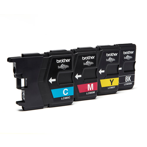 Brother LC-985VALBP ink cartridge 4 pc(s) Original Black, Cyan, Magenta, Yellow