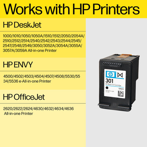 HP 301 Tri-color Original Ink Cartridge