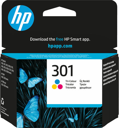 HP 301 Tri-color Original Ink Cartridge