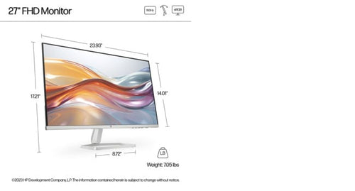 HP Series 5 27 inch FHD Monitor - 527sf