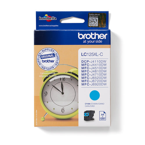 Brother LC125XLC ink cartridge 1 pc(s) Original Cyan