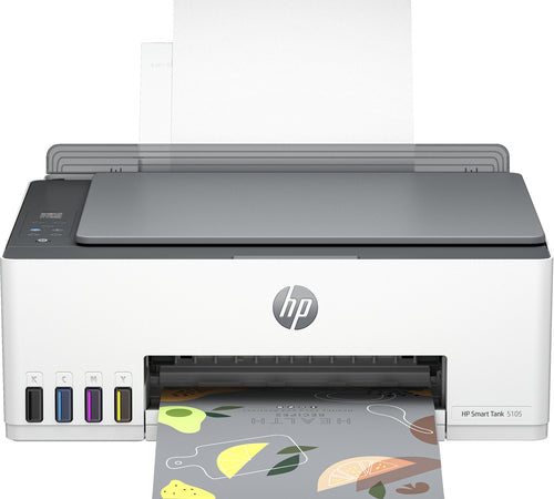 HP Smart Tank 5105 All-in-One Printer, Color, Printer for Home and home office, Print, copy, scan, Wireless; High-volume printer tank; Print from phone or tablet; Scan to PDF