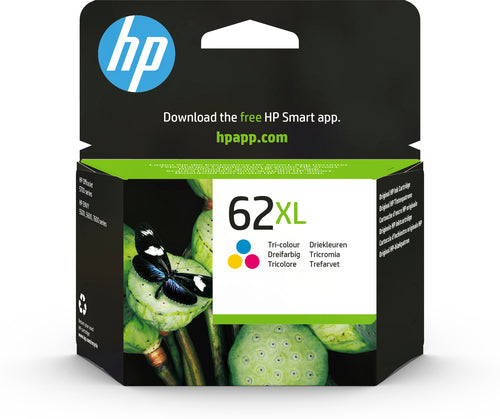 HP 62XL High Yield Tri-color Original Ink Cartridge