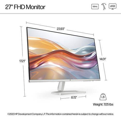 HP Series 5 27 inch FHD Monitor - 527sf