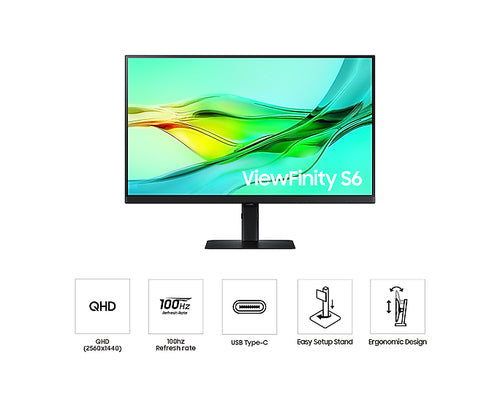 Samsung ViewFinity S6 LS27D600UAU computer monitor 68.6 cm (27