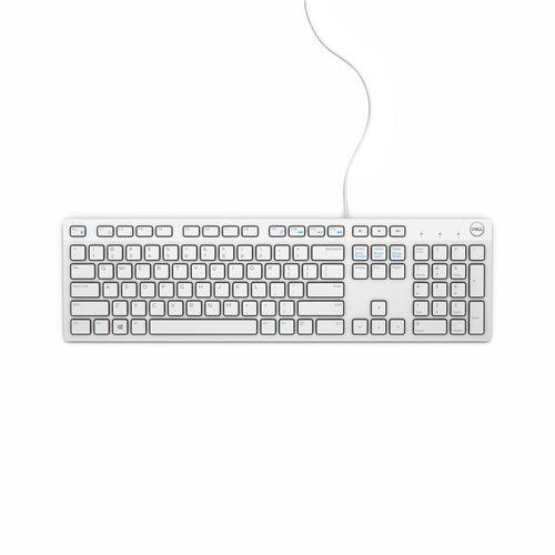 DELL KB216 keyboard USB QWERTY UK English White