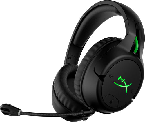 HyperX CloudX Flight - Wireless Gaming Headset (Black-Green) - Xbox Handheld Calls/Music Black, Green