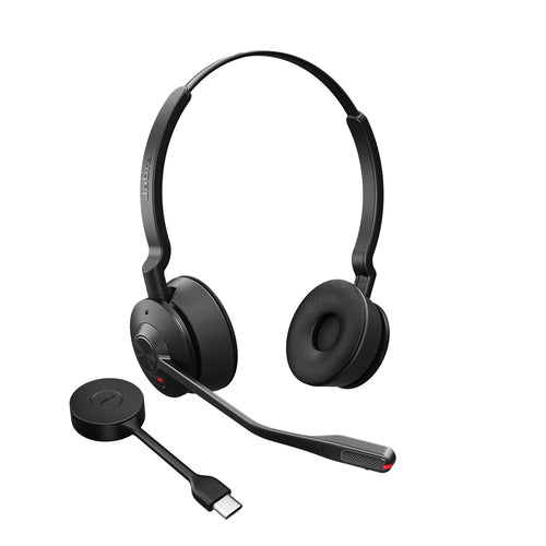 Jabra Engage 55 Headset Wireless Ear-hook Office/Call center Black, Titanium